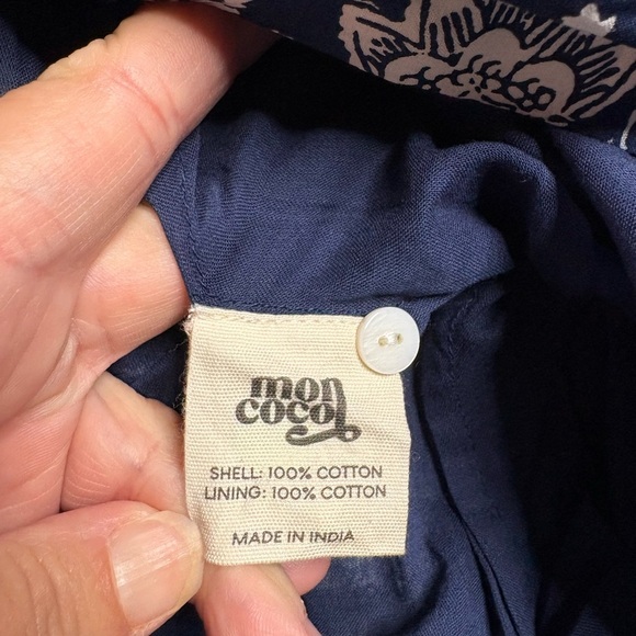 NWT Mon Coco- Mia Maxi in Color Indigo Floral. Size Medium - Picture 6 of 10